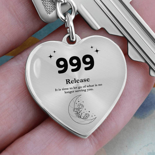 999 Angel Number Keychain, Angel Number Car Key Chain