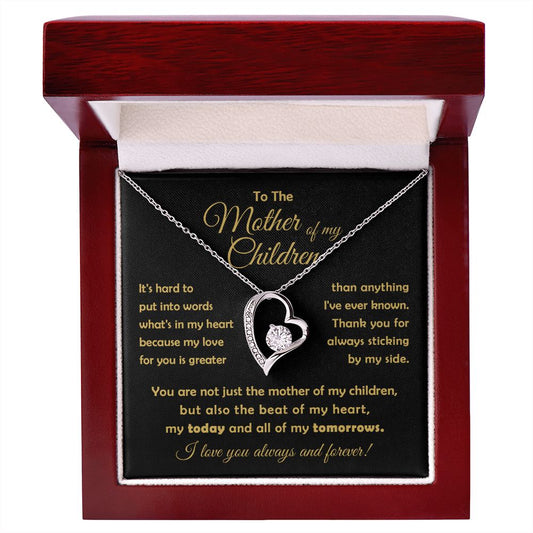 To The Mother of my Children Necklace Gift, Mothers Day Gifts for Her