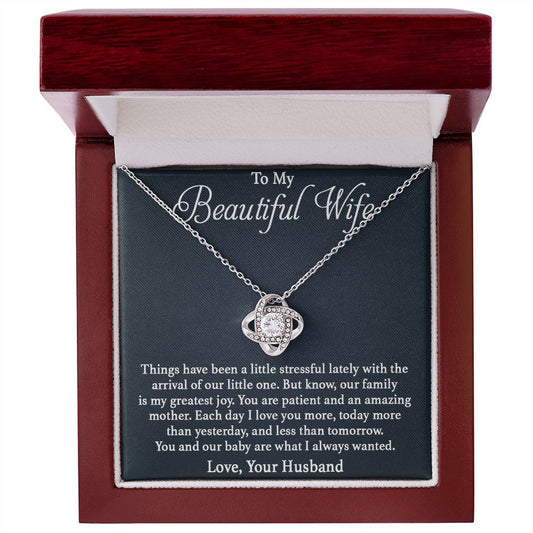 To My Beautiful Wife Necklace, Just Because Gift for Wife from Husband