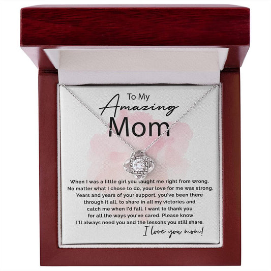 Amazing Mom Necklace, Gift Ideas for Mom, Mothers Day Gifts for Her