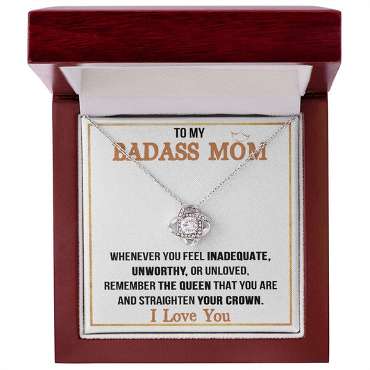 To My Badass Mom Necklace, Gifts for Mom, Mothers Day Gift Ideas