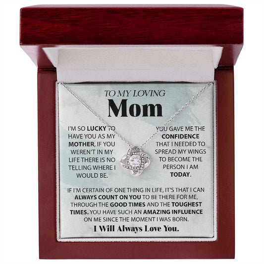 Mom Birthday Gift, Mothers Day Gift Ideas, Loving Mom Necklace