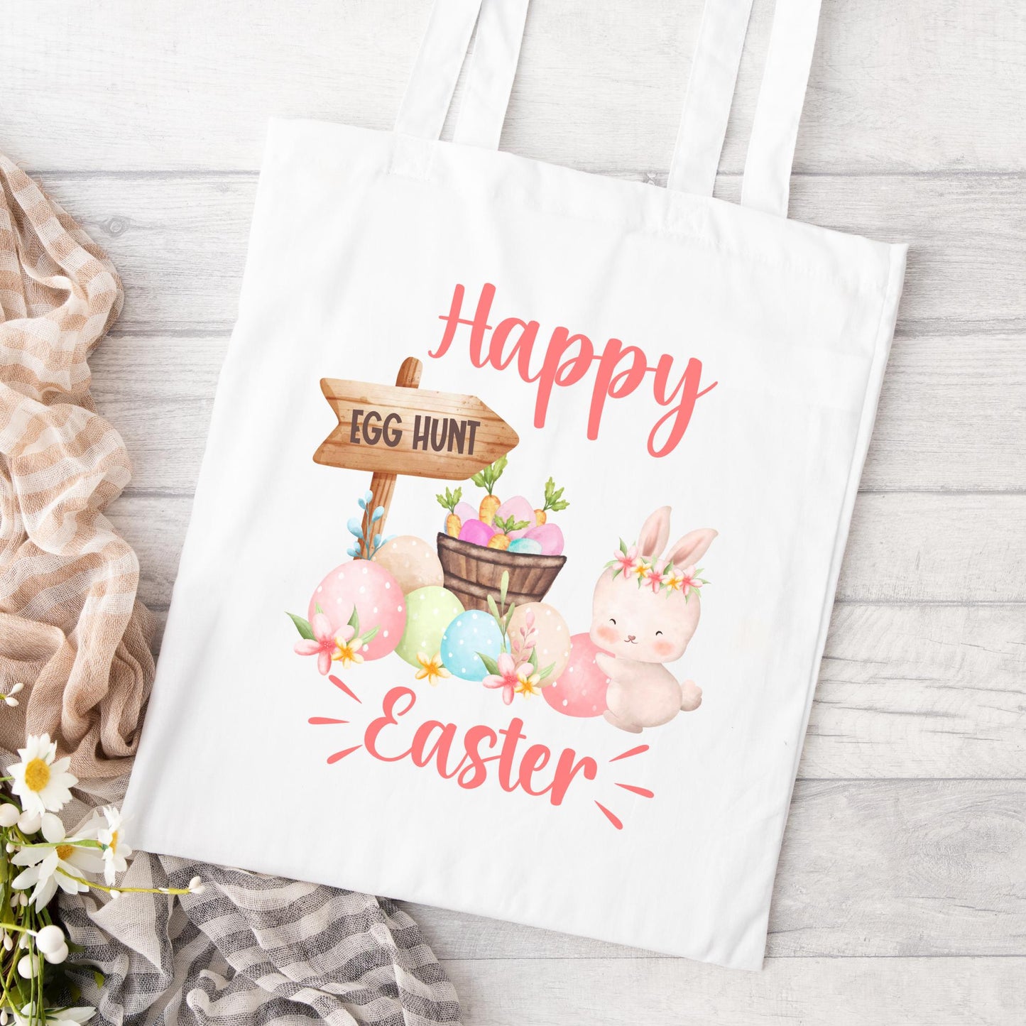 Easter Egg Hunt Tote Bag Party Favors, Kids Easter Basket Stuffers