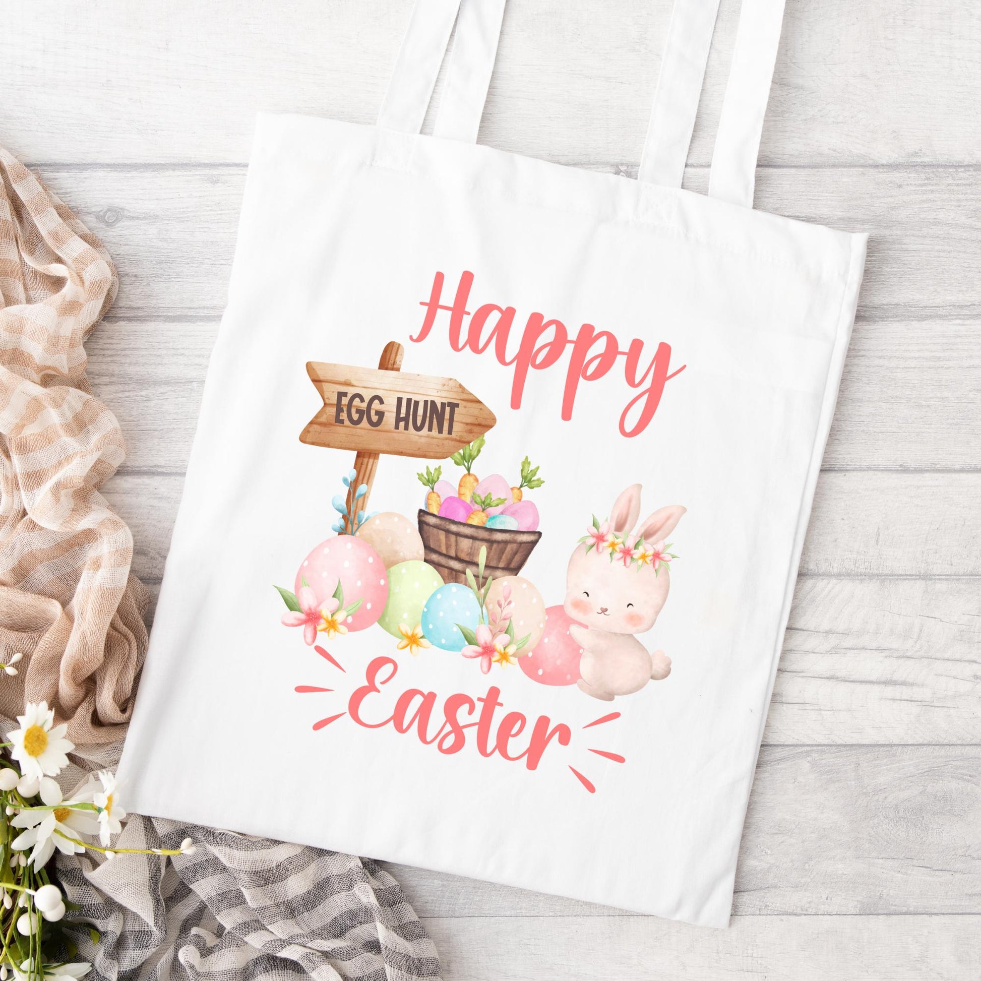 Easter Egg Hunt Tote Bag Party Favors, Kids Easter Basket Stuffers