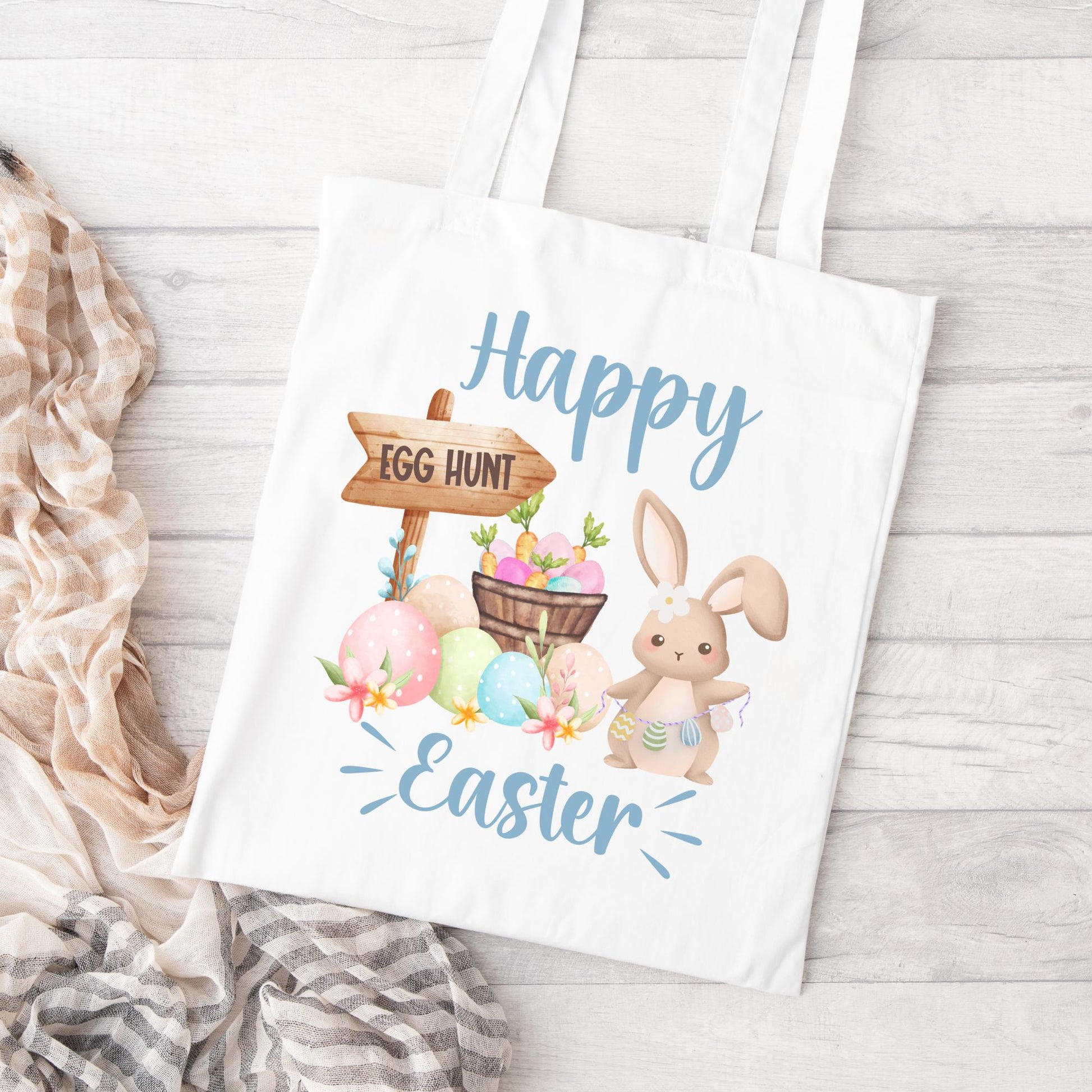 Easter Egg Hunt Tote Bag, Easter Celebration Party Gifts