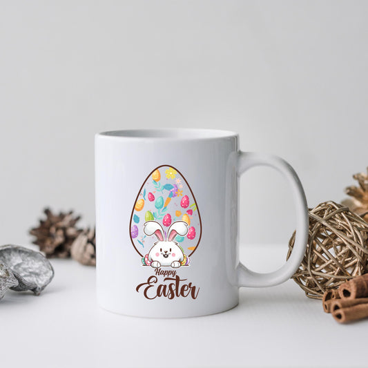 Easter Egg Coffee Mug Gift for Grandkids, Coworkers, and Teacher