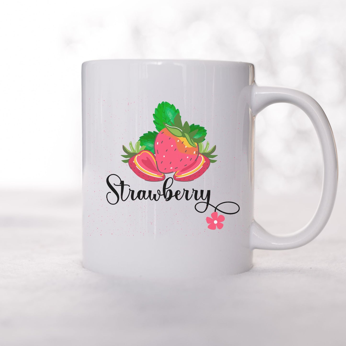 Strawberry Coffee Mug, Strawberry Decor, Strawberry Cup, Strawberry Gift Ideas