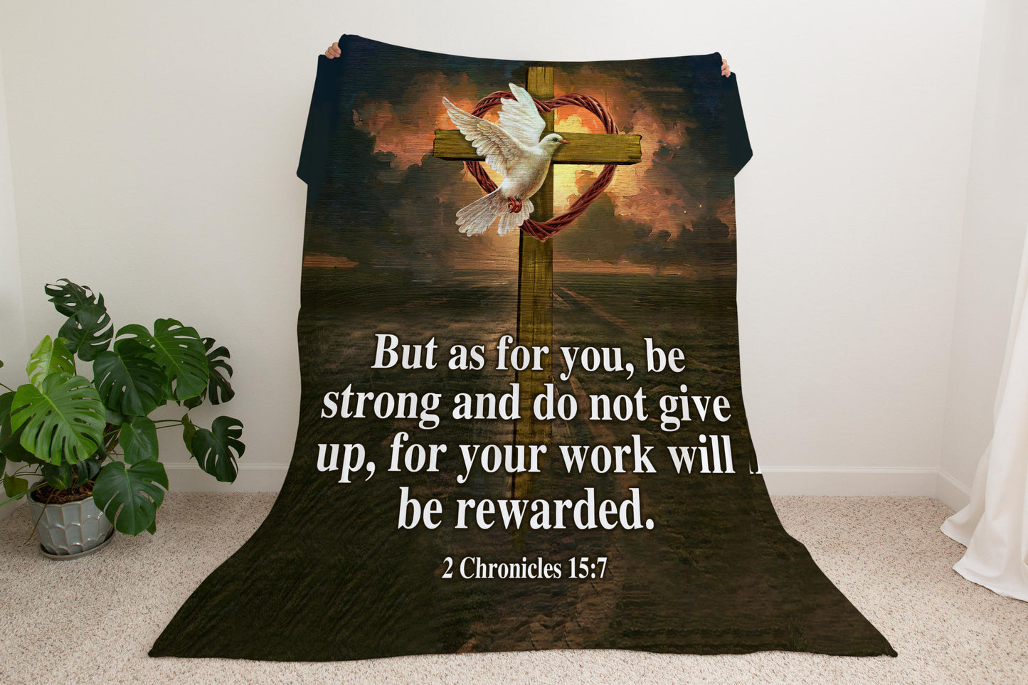 Religious Gifts, Scripture Fleece Blanket, Christian Gifts, Inspirational Gifts