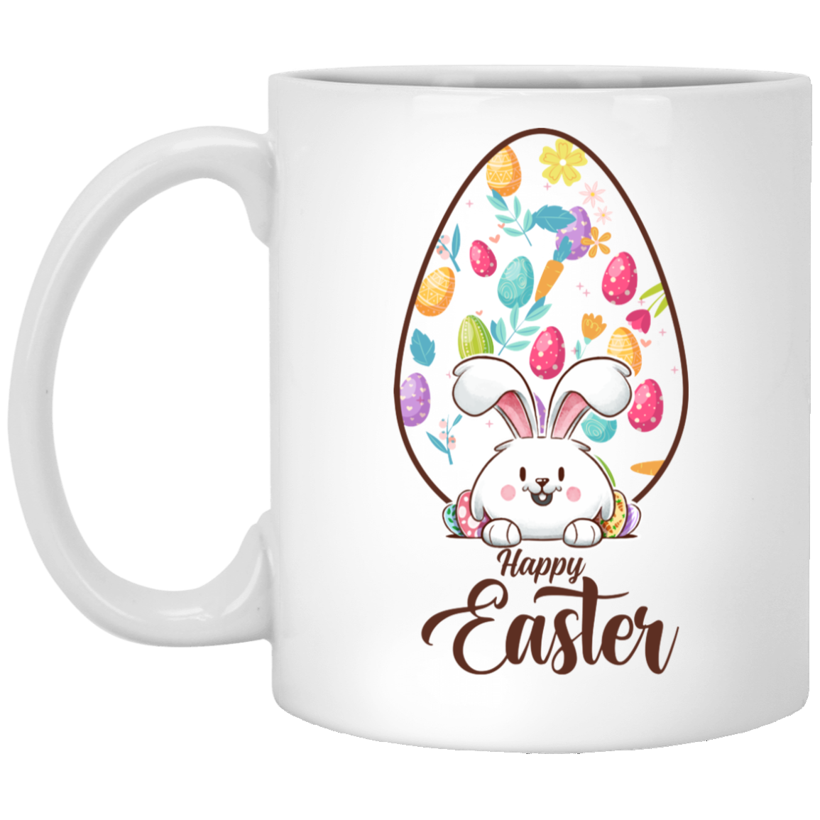 Easter Egg Coffee Mug Gift for Grandkids, Coworkers, and Teacher