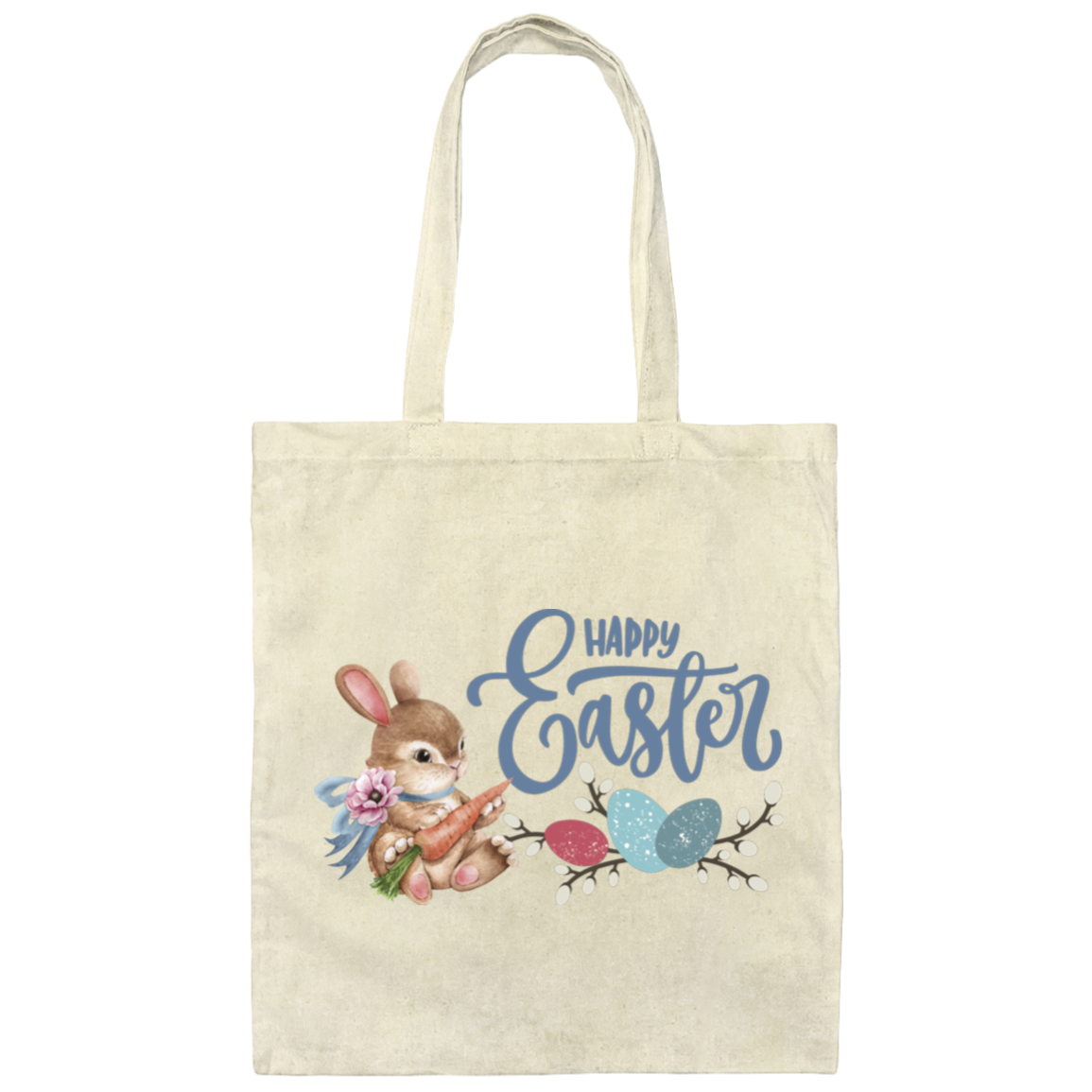 Vintage Bunny Tote Bags, Easter Gifts for Kids