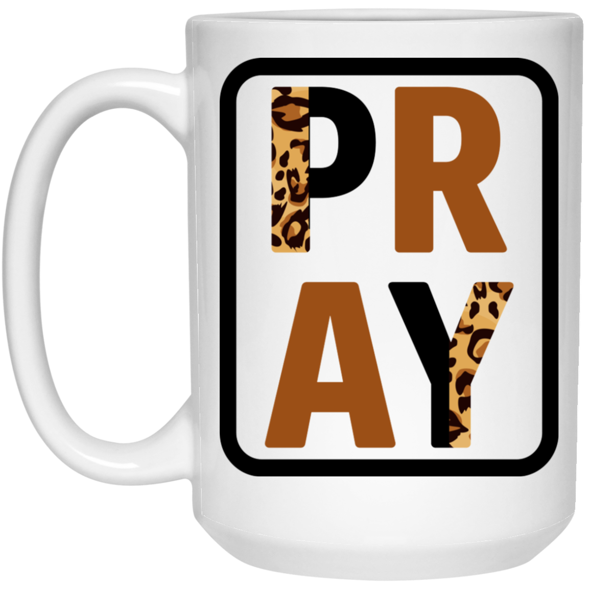 Pray Coffee Mug, Christian Gifts for Her, Coffee Lover Gifts