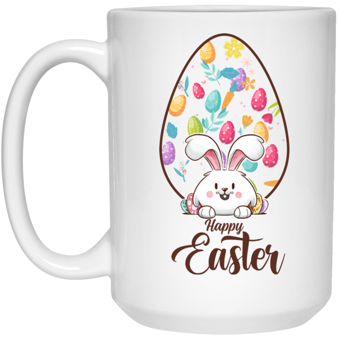 Easter Egg Coffee Mug Gift for Grandkids, Coworkers, and Teacher