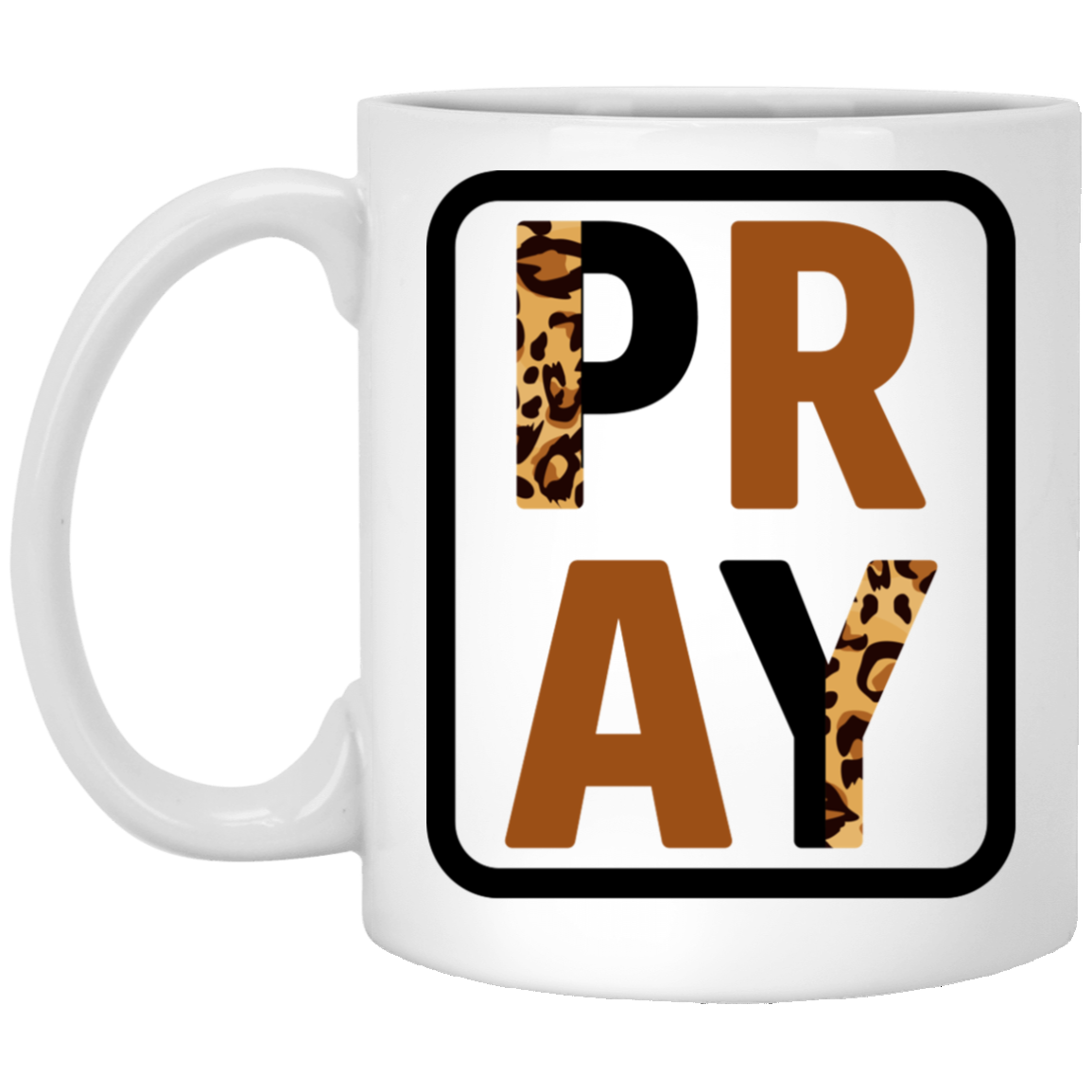 Pray Coffee Mug, Christian Gifts for Her, Coffee Lover Gifts