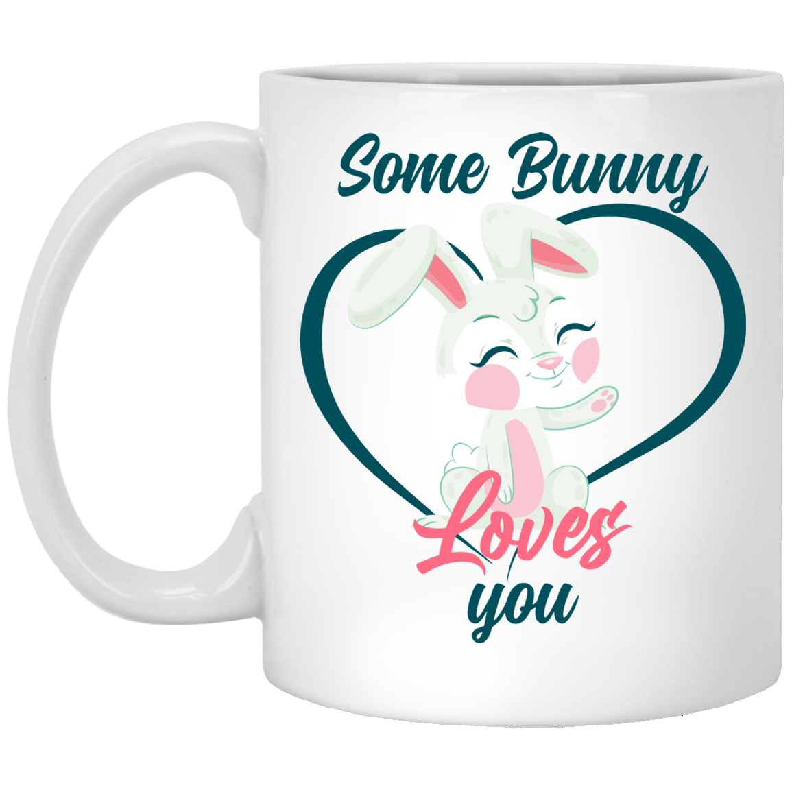 Some Bunny Loves You Coffee Mug Gift for Kids, Coworkers, Teachers and Nurses