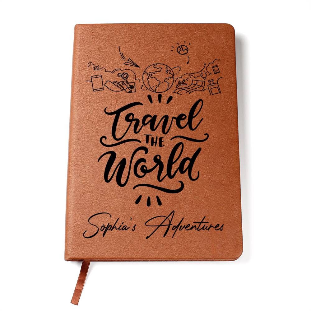 Travel Journal Gift, Custom Journal for Travel, Travel Diary, Travel Notebooks