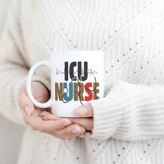 ICU Nurse Coffee Mug, ICU Nurse Gift, Nurse Appreciation, Coworker Gifts