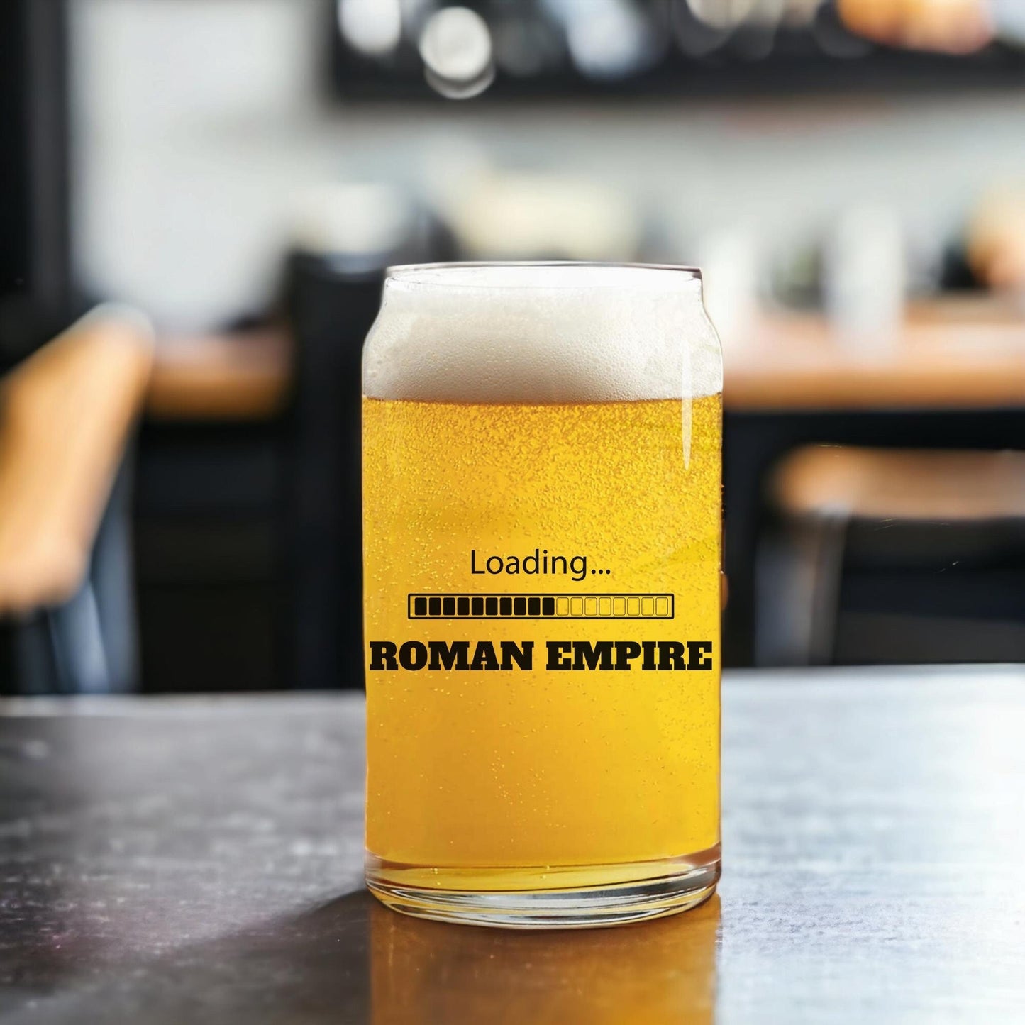 Viral Roman Empire Meme, Funny Trending Gifts, Gifts for Him, Beer Glass Mug