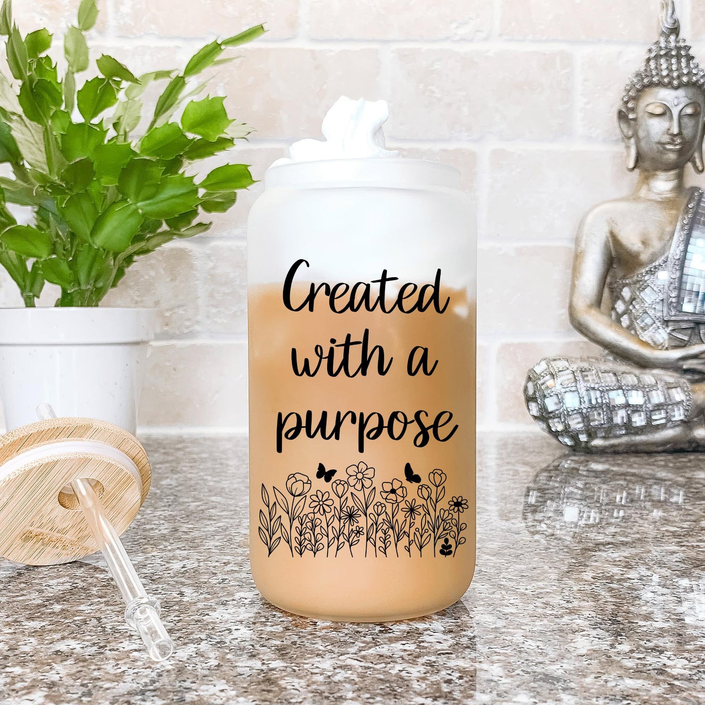 Motivational Tumbler Gift, Wildflowers Christian Gifts,  Faith Gifts, Jesus Lovers