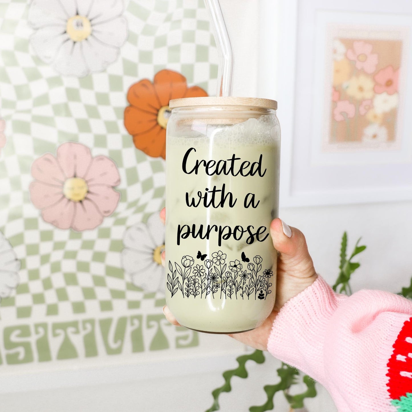 Motivational Tumbler Gift, Wildflowers Christian Gifts,  Faith Gifts, Jesus Lovers