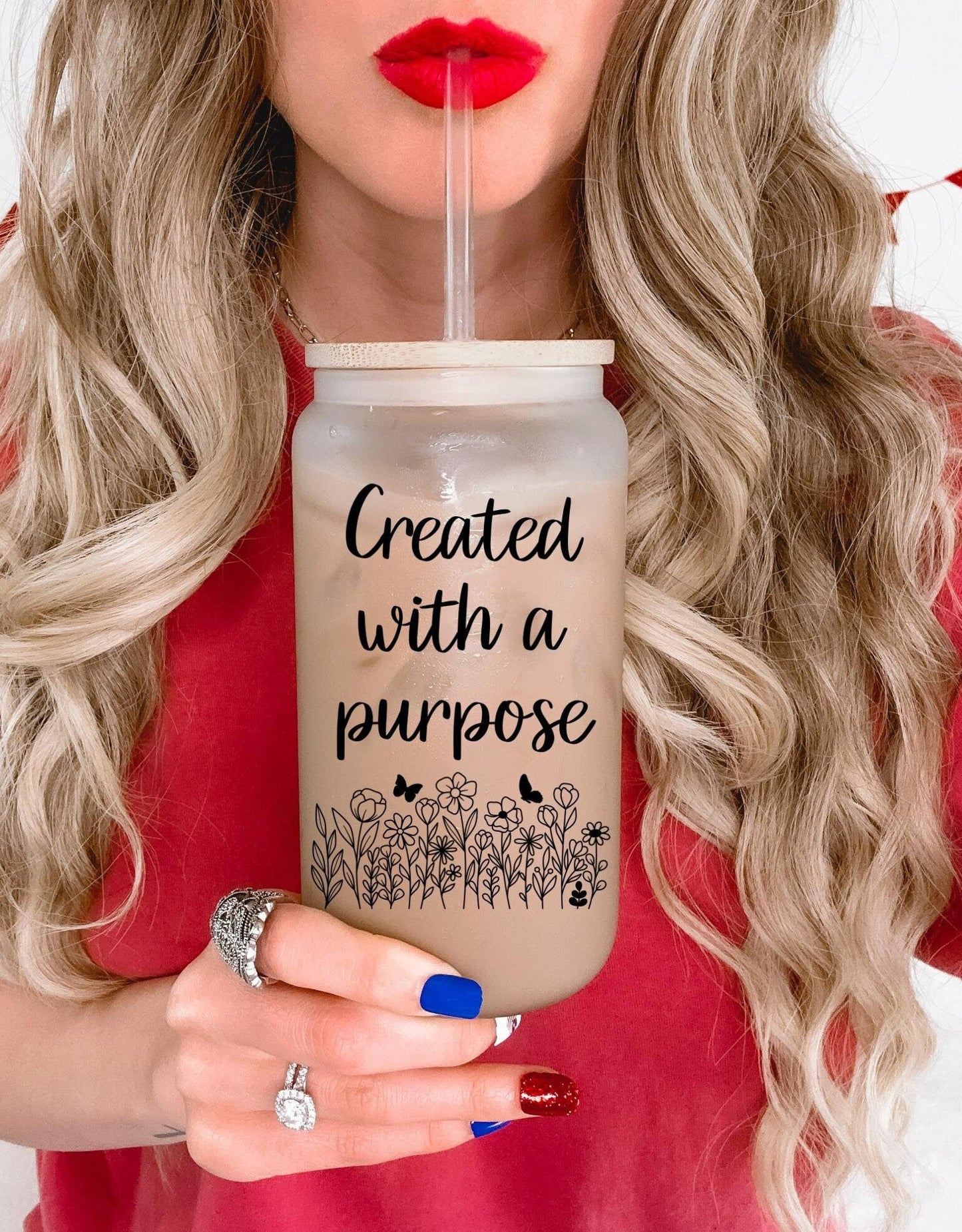 Motivational Tumbler Gift, Wildflowers Christian Gifts,  Faith Gifts, Jesus Lovers